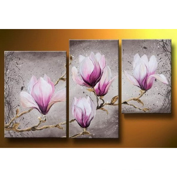 Wholesale Handmade Group Flower Oil Painting